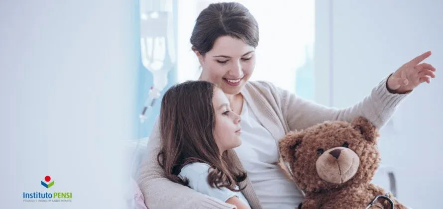 Um papel do adulto quando a criança está doente