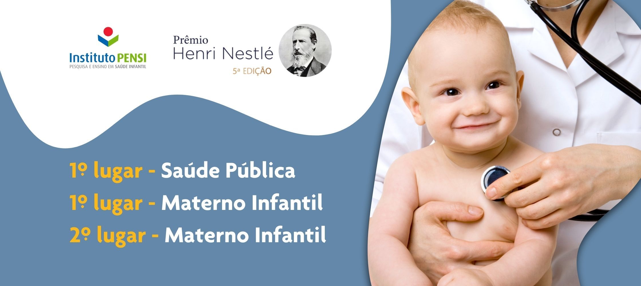 Instituto PENSI recebe três premiações no 5º Prêmio Henri Nestlé