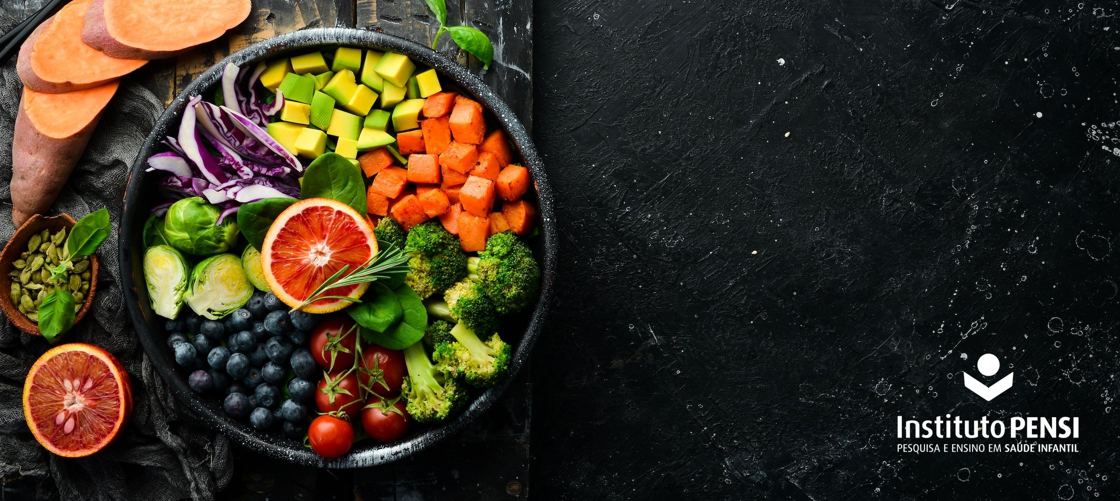 Alimentação saudável e as cores dos alimentos