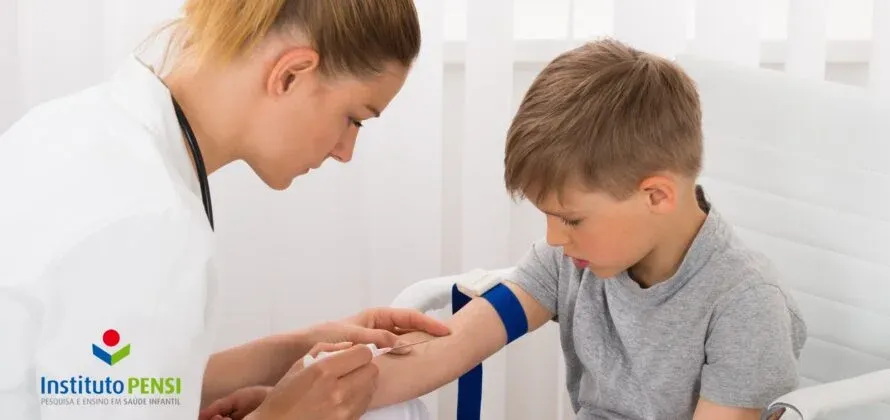 Triagem preventiva de saúde e programa de avaliação para exames infantis