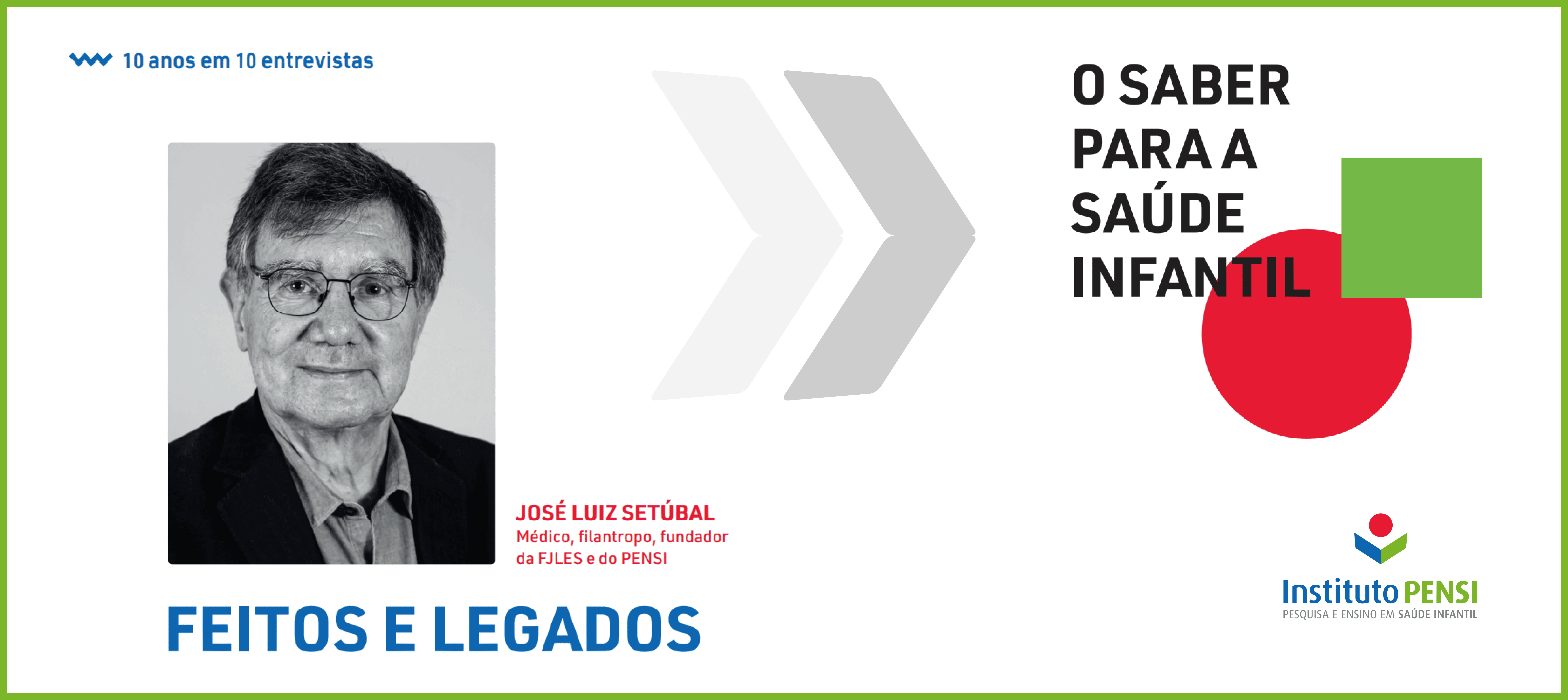 [ENTREVISTA] Feitos e legados – José Luiz Egydio Setúbal