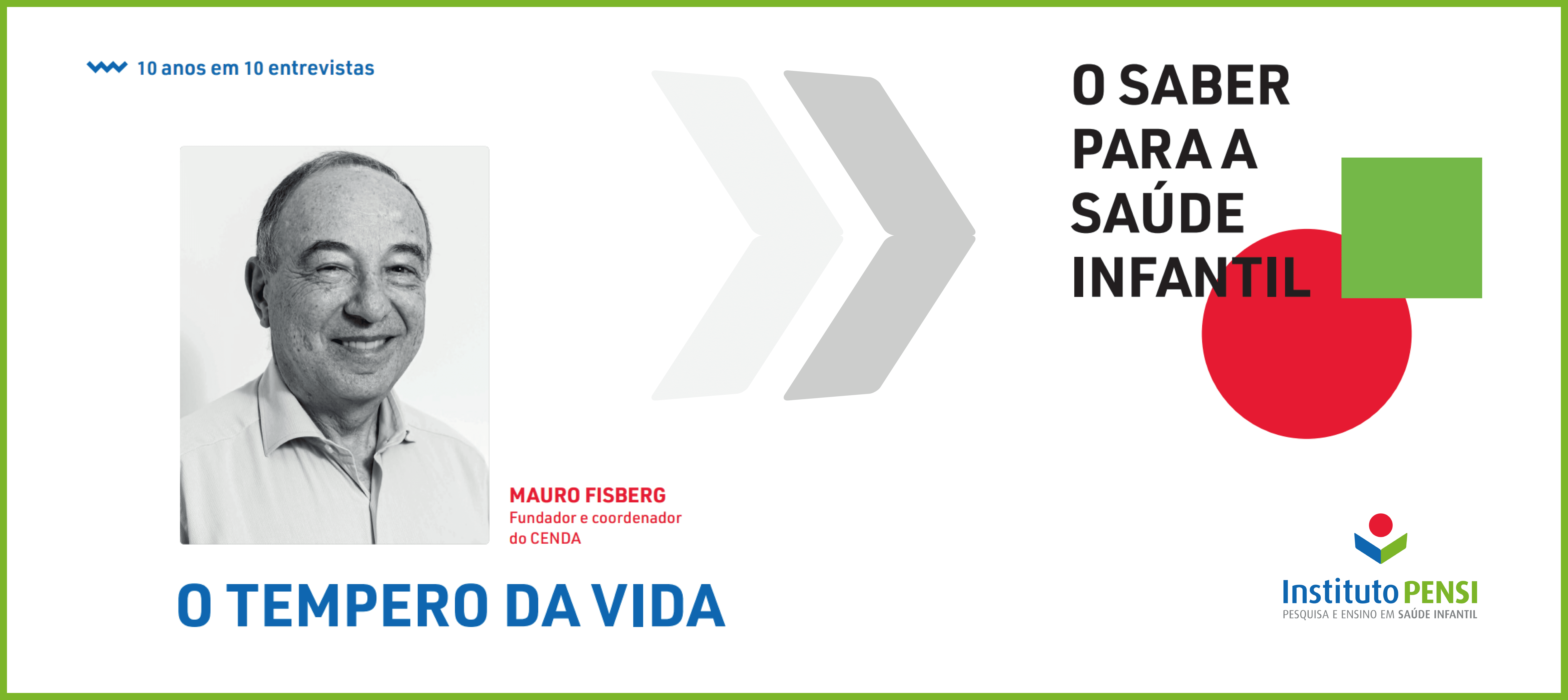 [ ENTREVISTA] O tempero da vida - Mauro Fisberg
